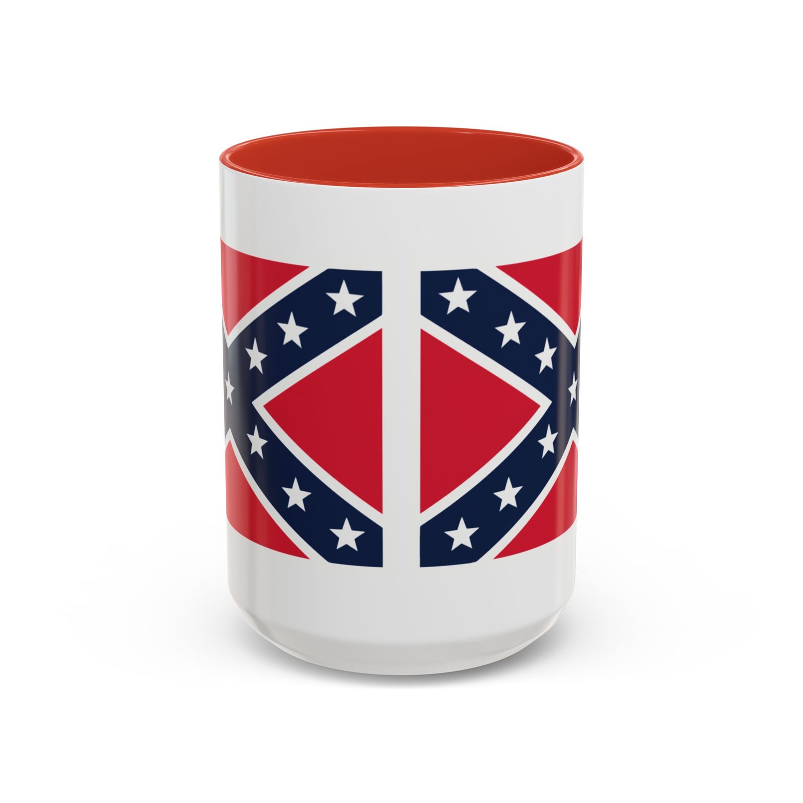 Accent Coffee Mug - Rebel Flag - Confederate - Heritage Cup - Choice of Colors - Image 11