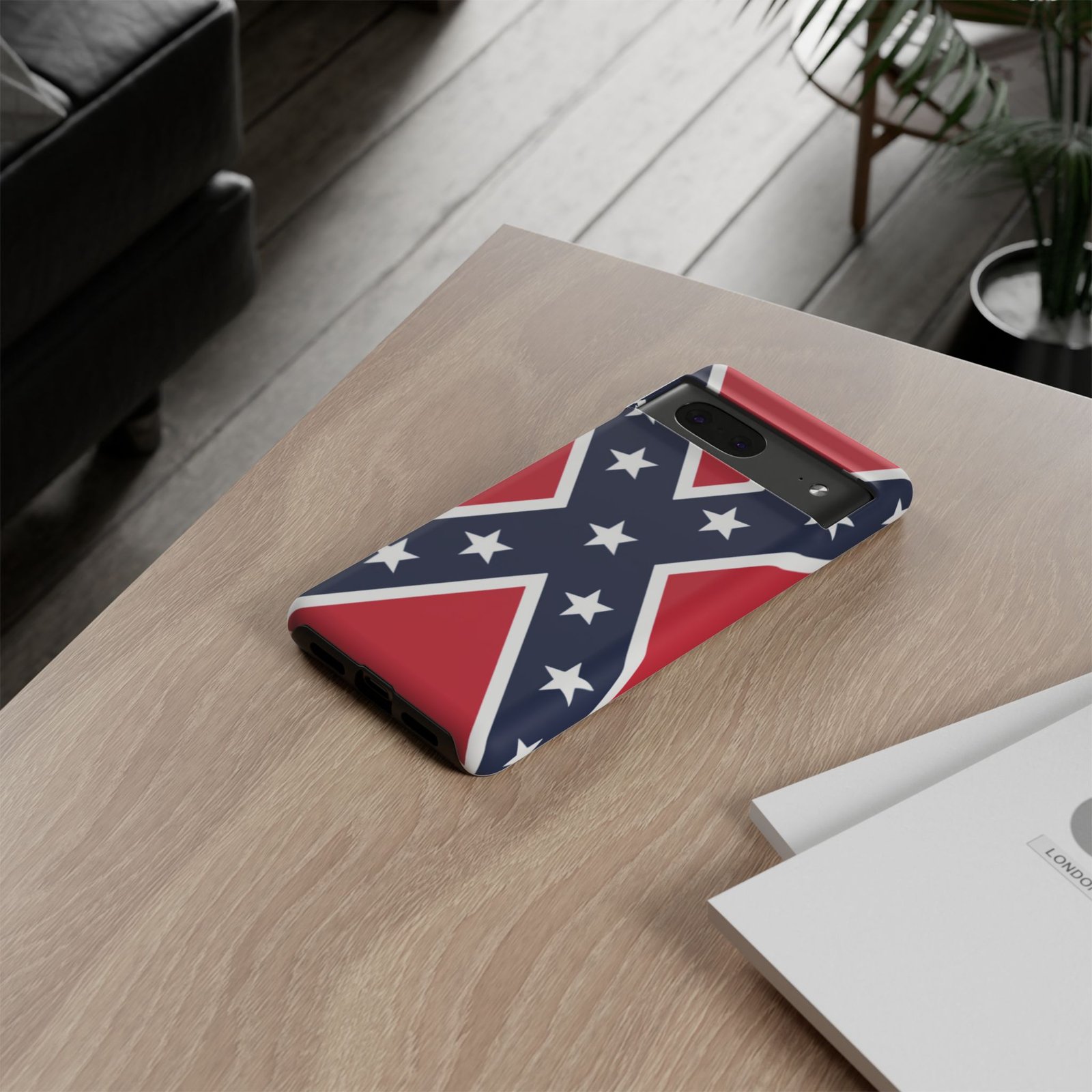 Phone Case - Confederate Flag Design Cover - Google Pixel 6 7 8 9 Versions - Image 10