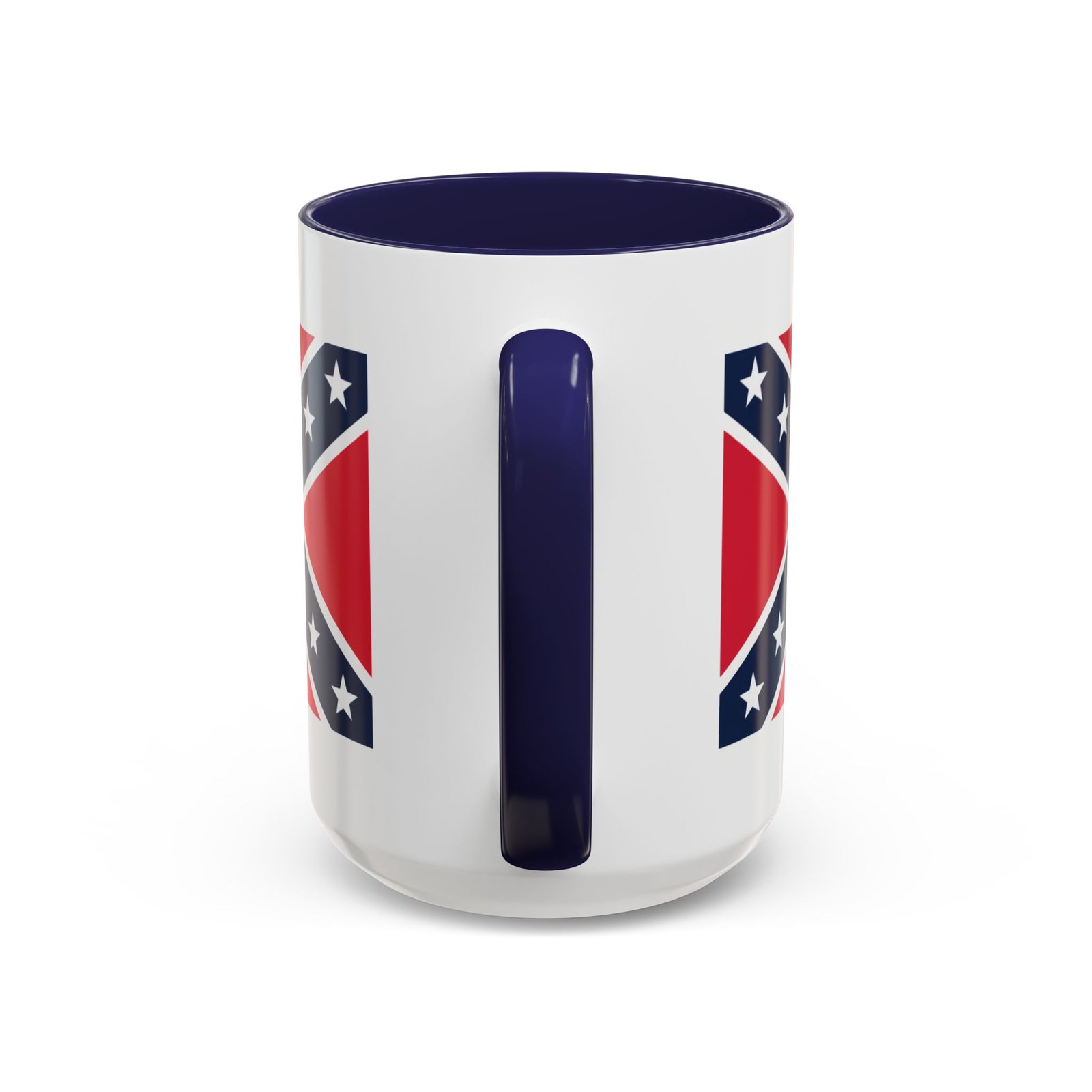 Accent Coffee Mug - Rebel Flag - Confederate - Heritage Cup - Choice of Colors - Image 21
