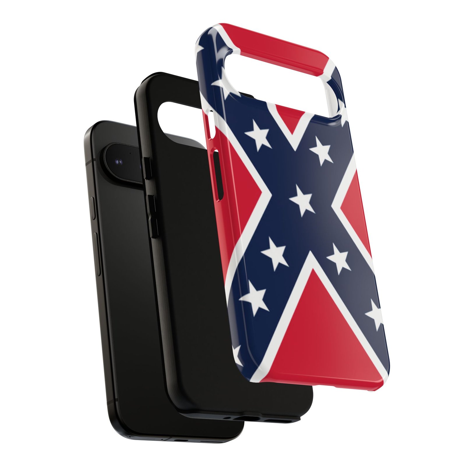 Phone Case - Confederate Flag Design Cover - Google Pixel 6 7 8 9 Versions - Image 52