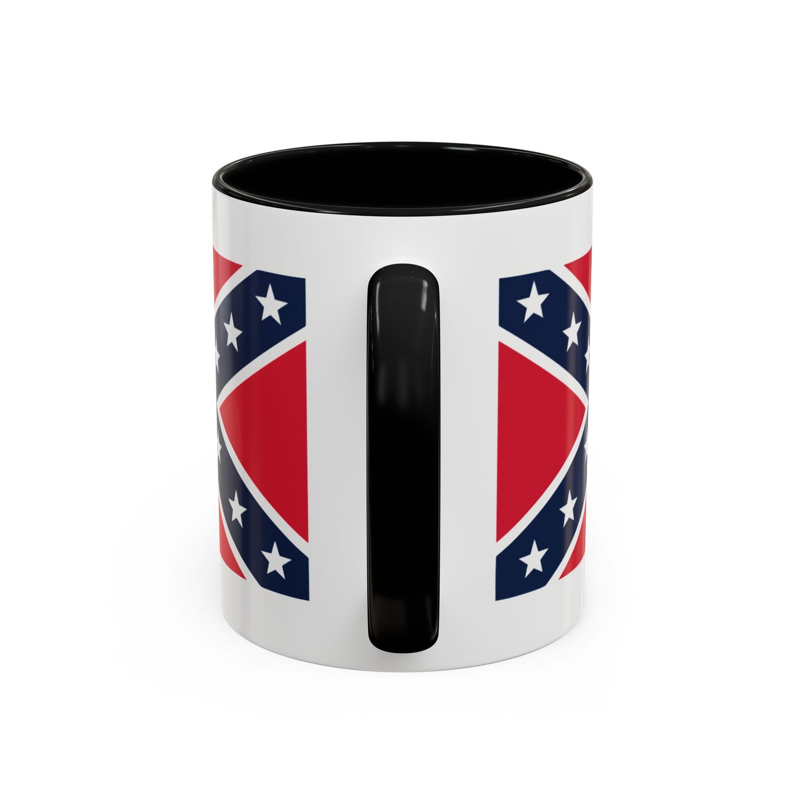 Accent Coffee Mug - Rebel Flag - Confederate - Heritage Cup - Choice of Colors - Image 15