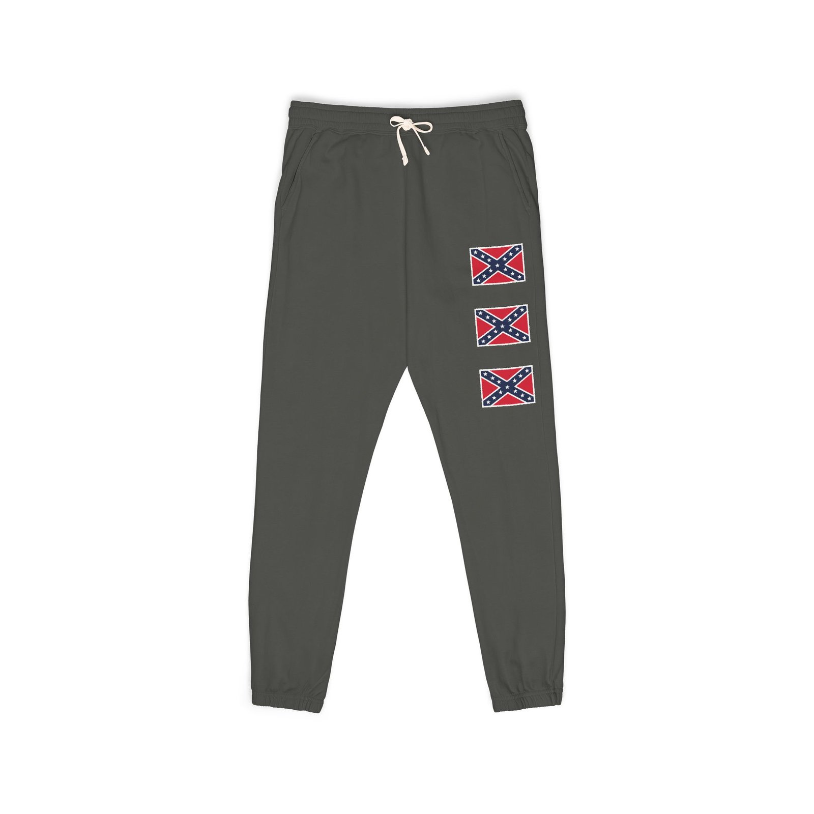 Confederate Flag Sweatpants - Rebel Flag Design - Unisex Sweat Pants - Choice of Colors - Image 15