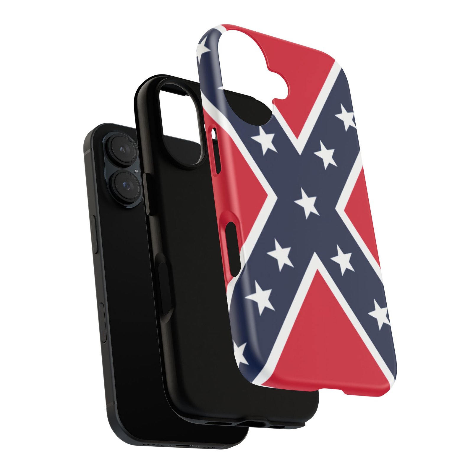 Phone Case - Confederate Flag Design Cover - iPhone 16 17 Versions - Image 4