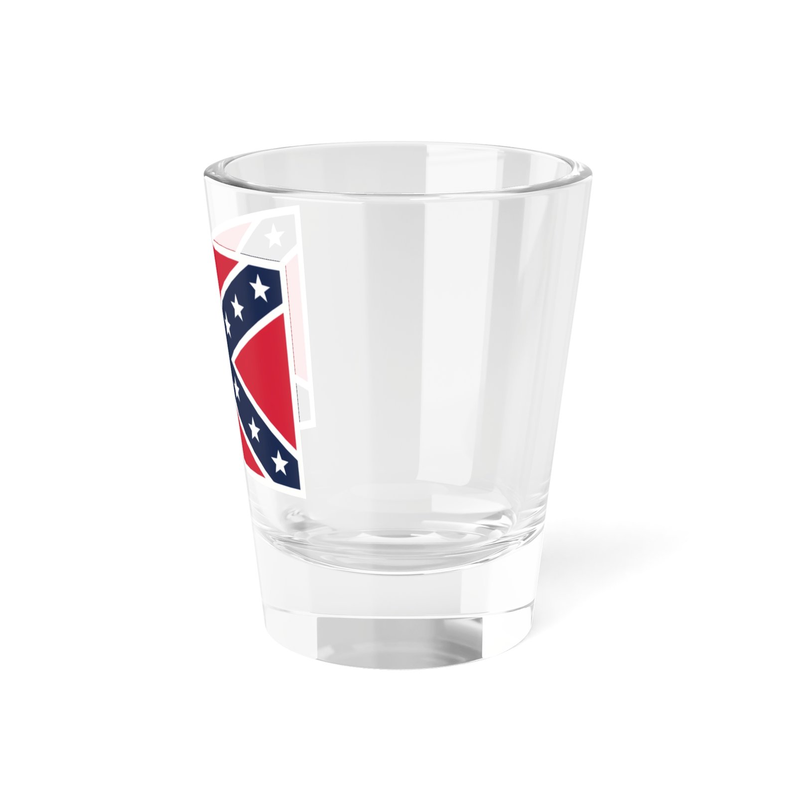 1.5oz Shot Glass - Confederate Flag Design - Rebel Glassware - Image 6
