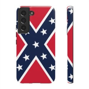 Phone Case - Confederate Flag Design Cover - Samsung Galaxy S21 S22 Versions