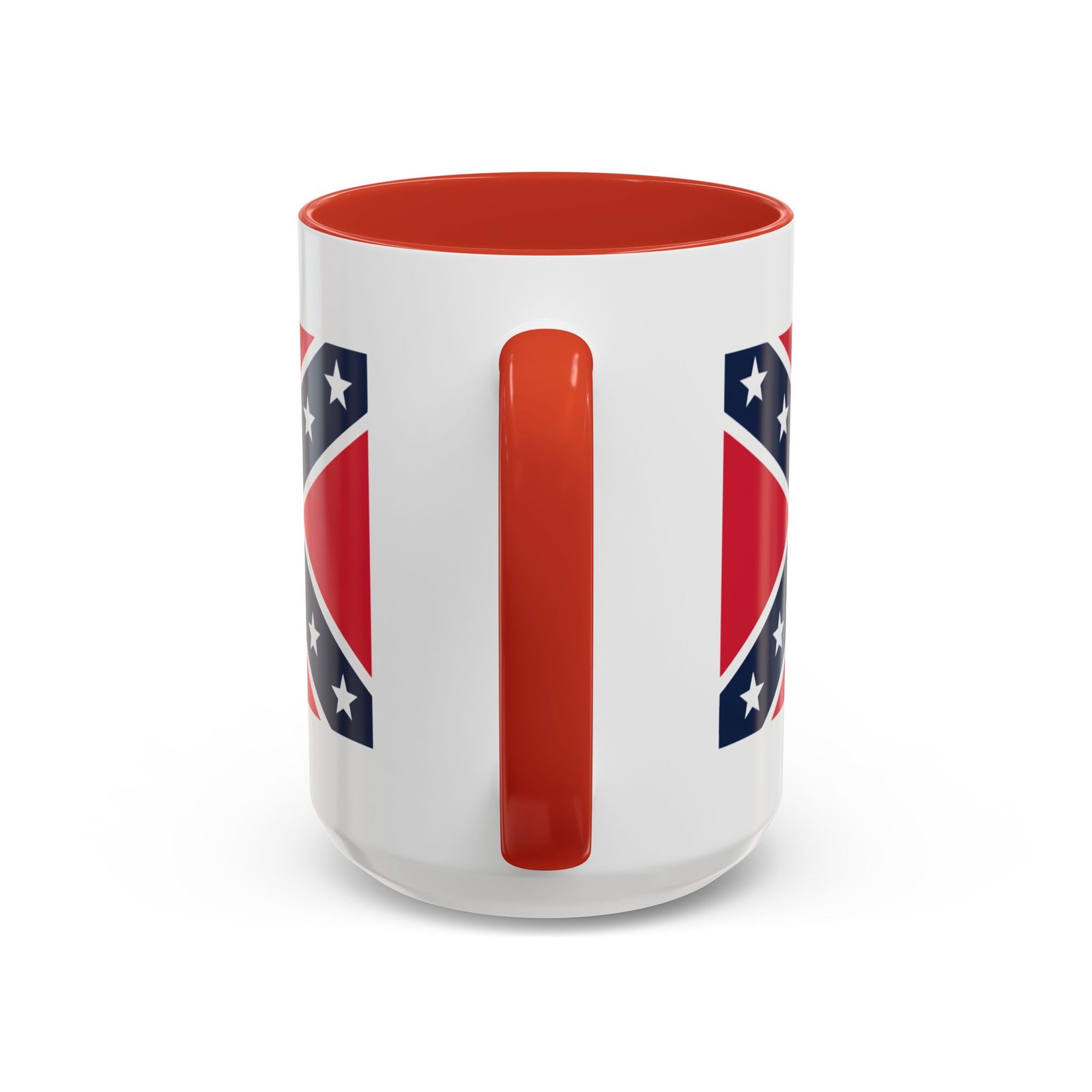 Accent Coffee Mug - Rebel Flag - Confederate - Heritage Cup - Choice of Colors - Image 13