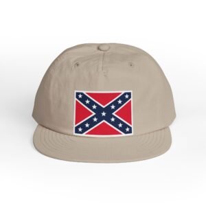 Surf Cap - Confederate Flag Design - Rebel Baseball Hat - Choice of Colors