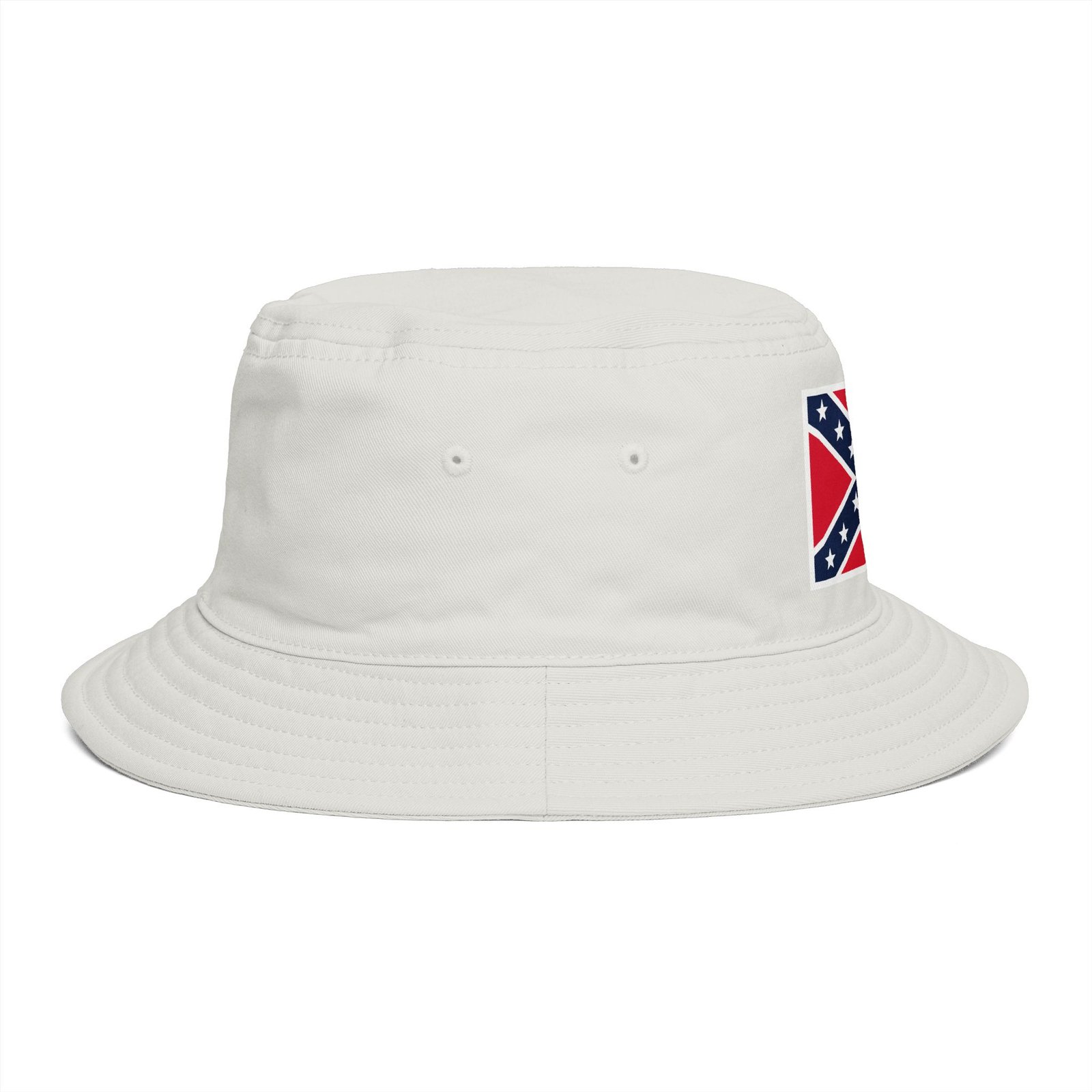 Confederate Flag Bucket Hat - Retro Rebel Patch Summer Sun Hat - Image 14