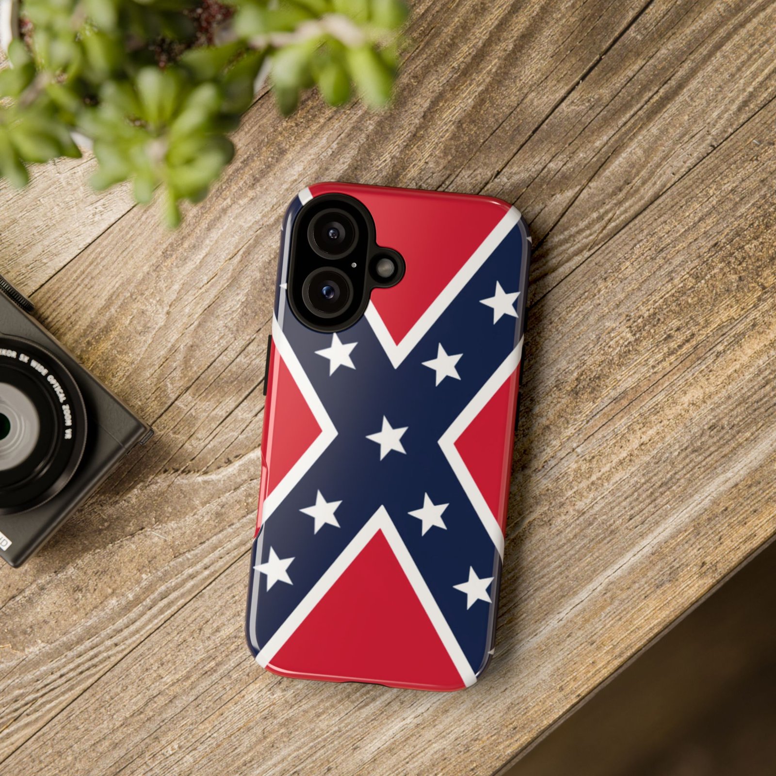 Phone Case - Confederate Flag Design Cover - iPhone 16 17 Versions - Image 2