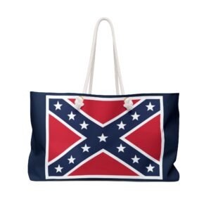 Rebel Flag - Confederate - Weekender Bag - Blue Bag - Tote