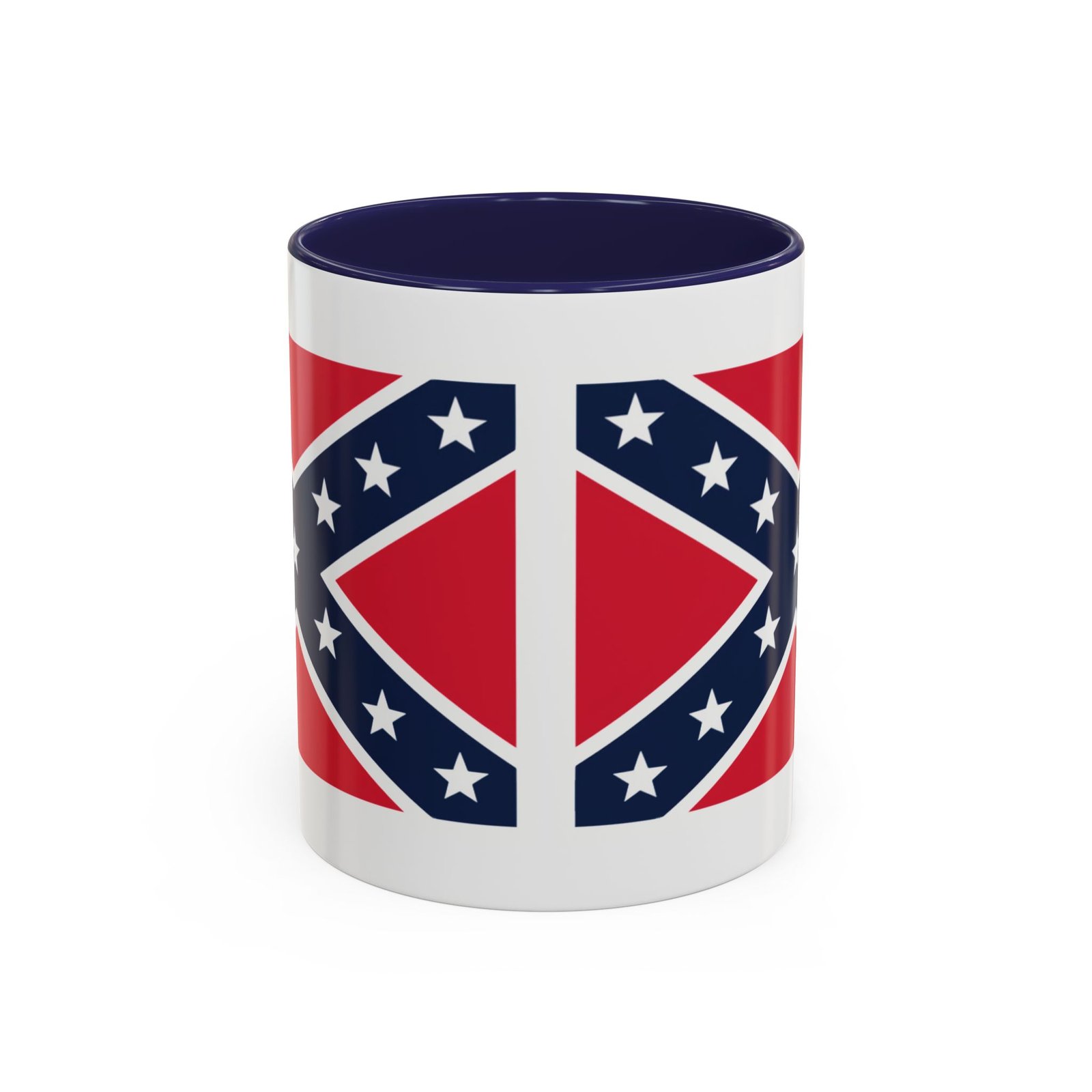 Accent Coffee Mug - Rebel Flag - Confederate - Heritage Cup - Choice of Colors - Image 9
