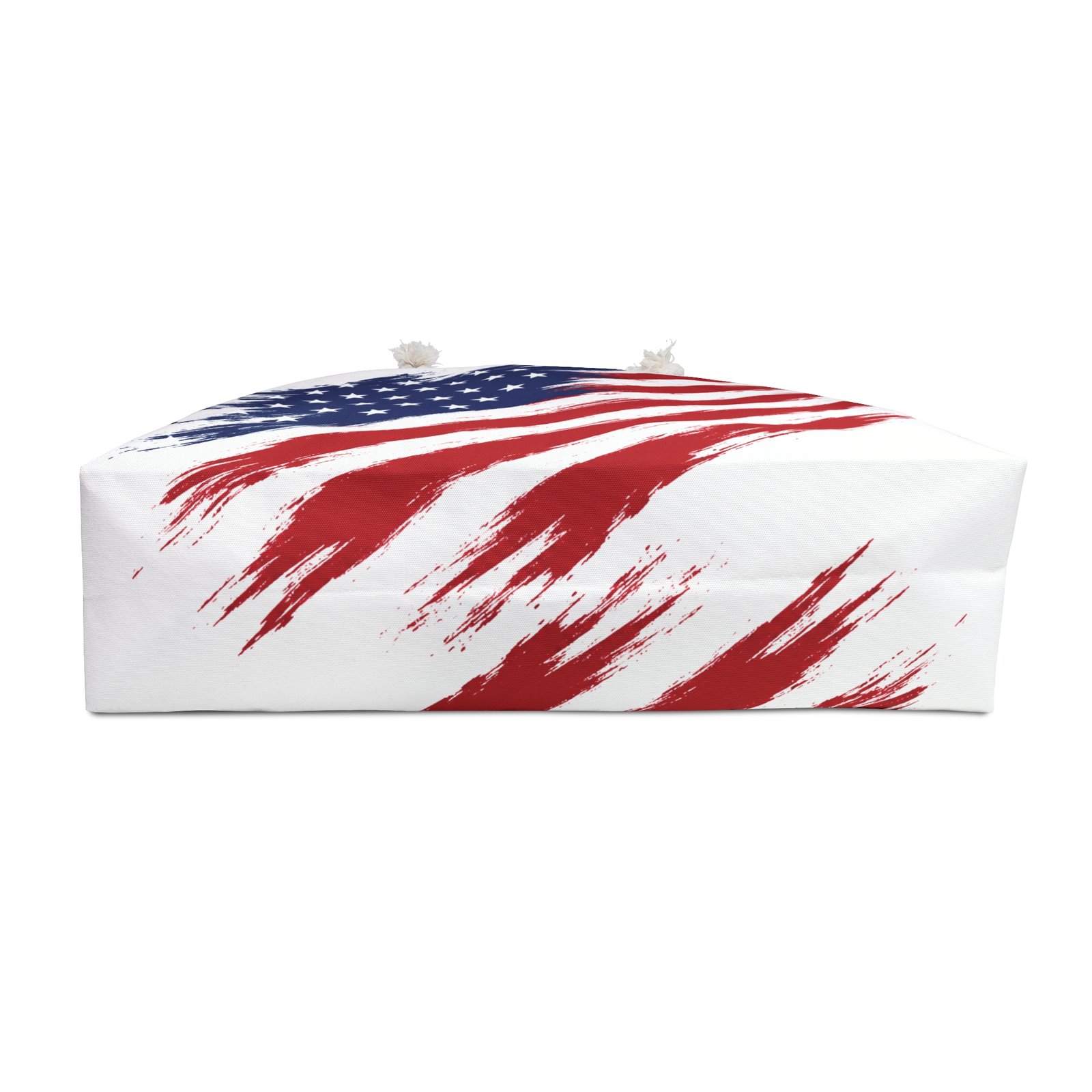 American Flag - USA - Weekender Bag - White Bag - Patriotic Tote 4 American Flag - USA - Weekender Bag - White Bag - Patriotic Tote - Image 4