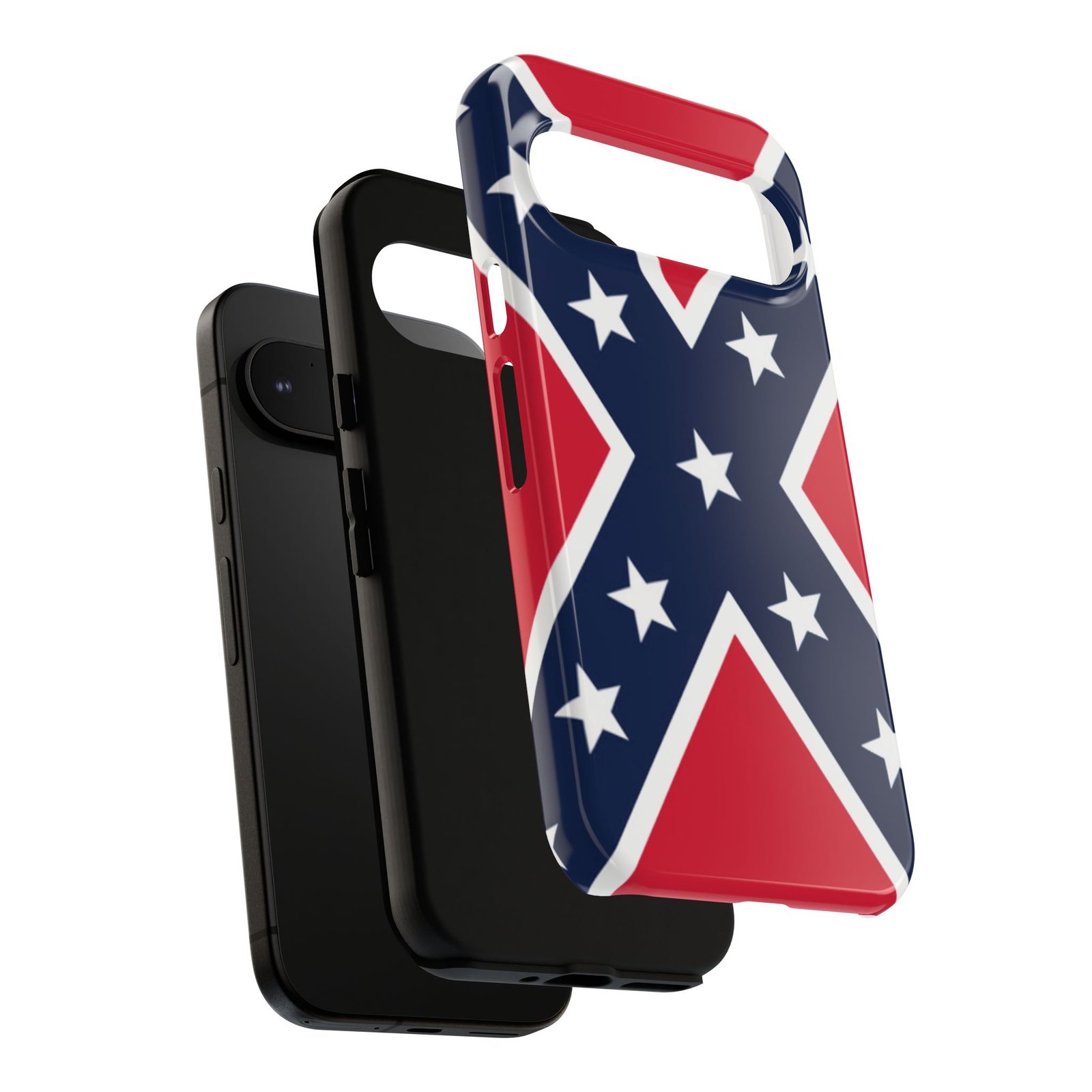 Phone Case - Confederate Flag Design Cover - Google Pixel 6 7 8 9 Versions - Image 43