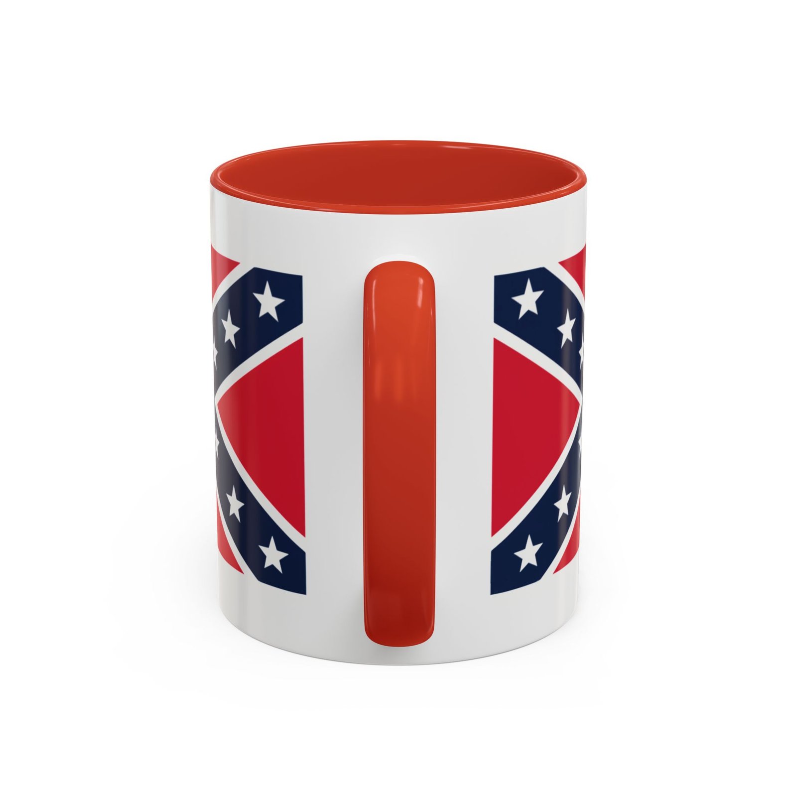 Accent Coffee Mug - Rebel Flag - Confederate - Heritage Cup - Choice of Colors - Image 7
