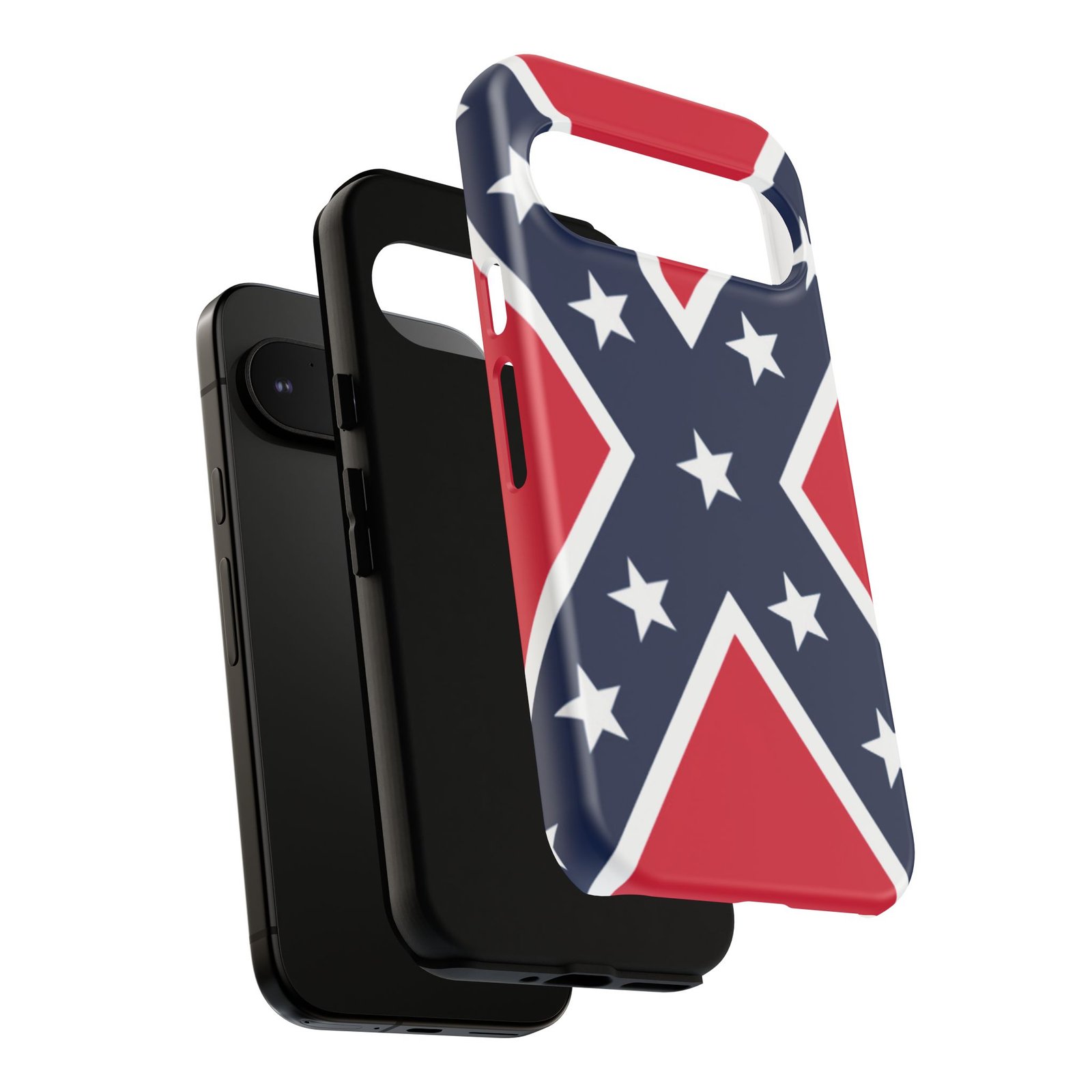 Phone Case - Confederate Flag Design Cover - Google Pixel 6 7 8 9 Versions - Image 49