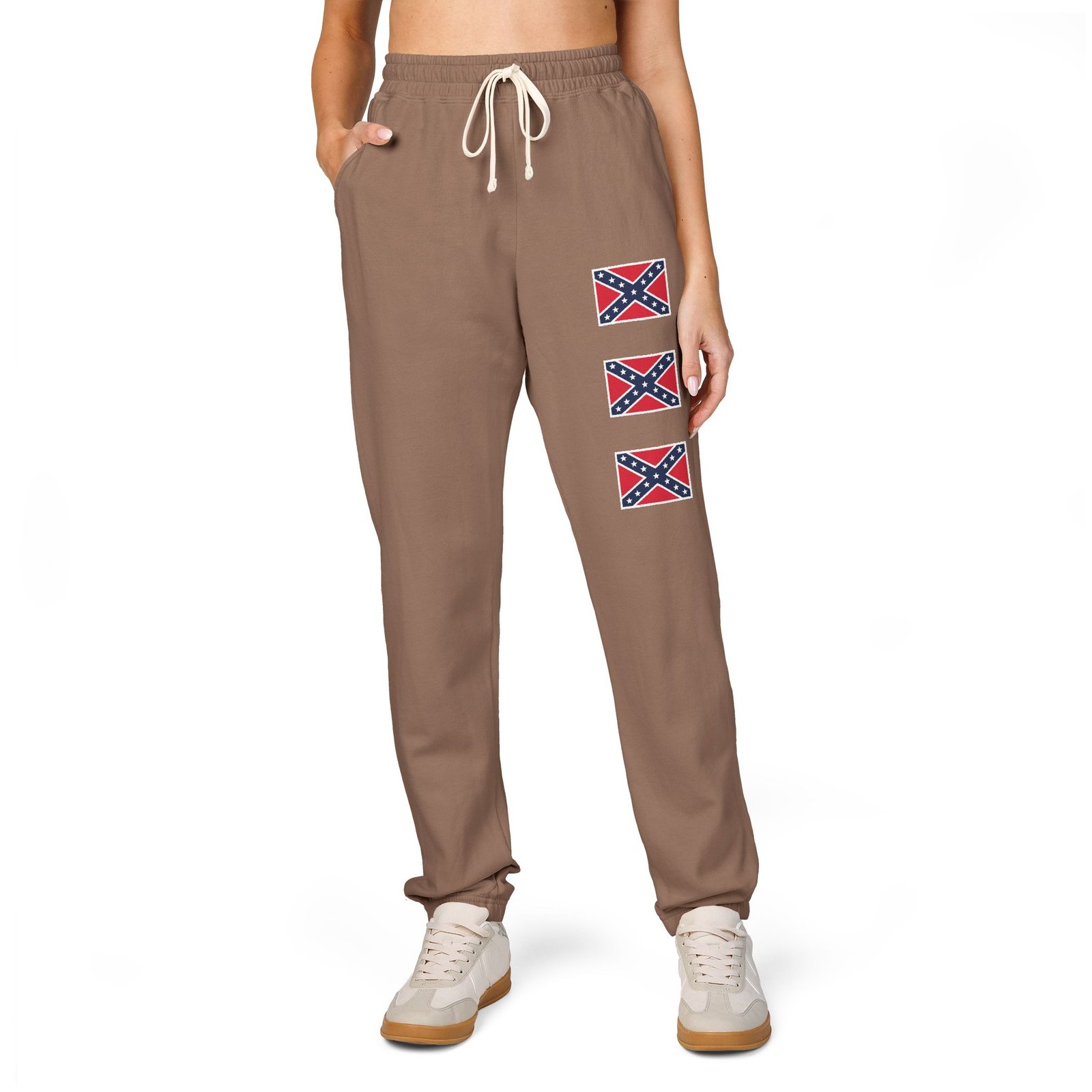 Confederate Flag Sweatpants - Rebel Flag Design - Unisex Sweat Pants - Choice of Colors - Image 6