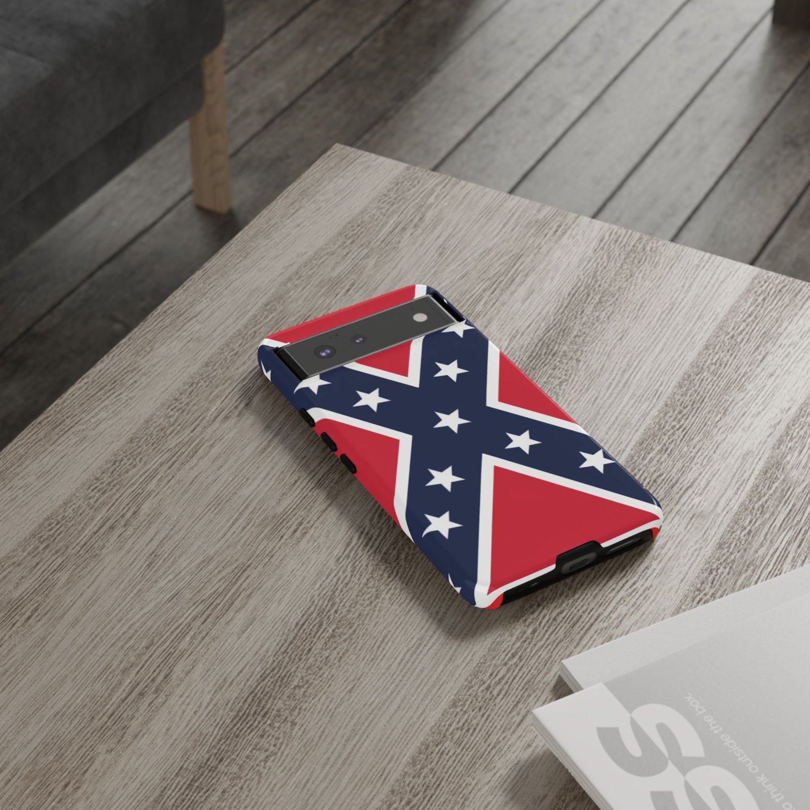 Phone Case - Confederate Flag Design Cover - Google Pixel 6 7 8 9 Versions - Image 3