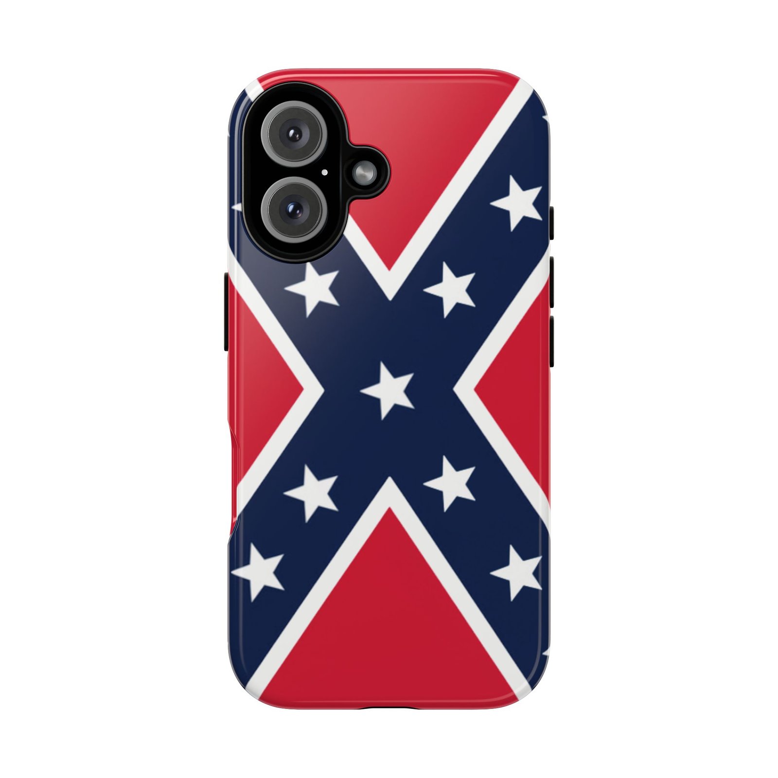 Phone Case - Confederate Flag Design Cover - iPhone 16 17 Versions
