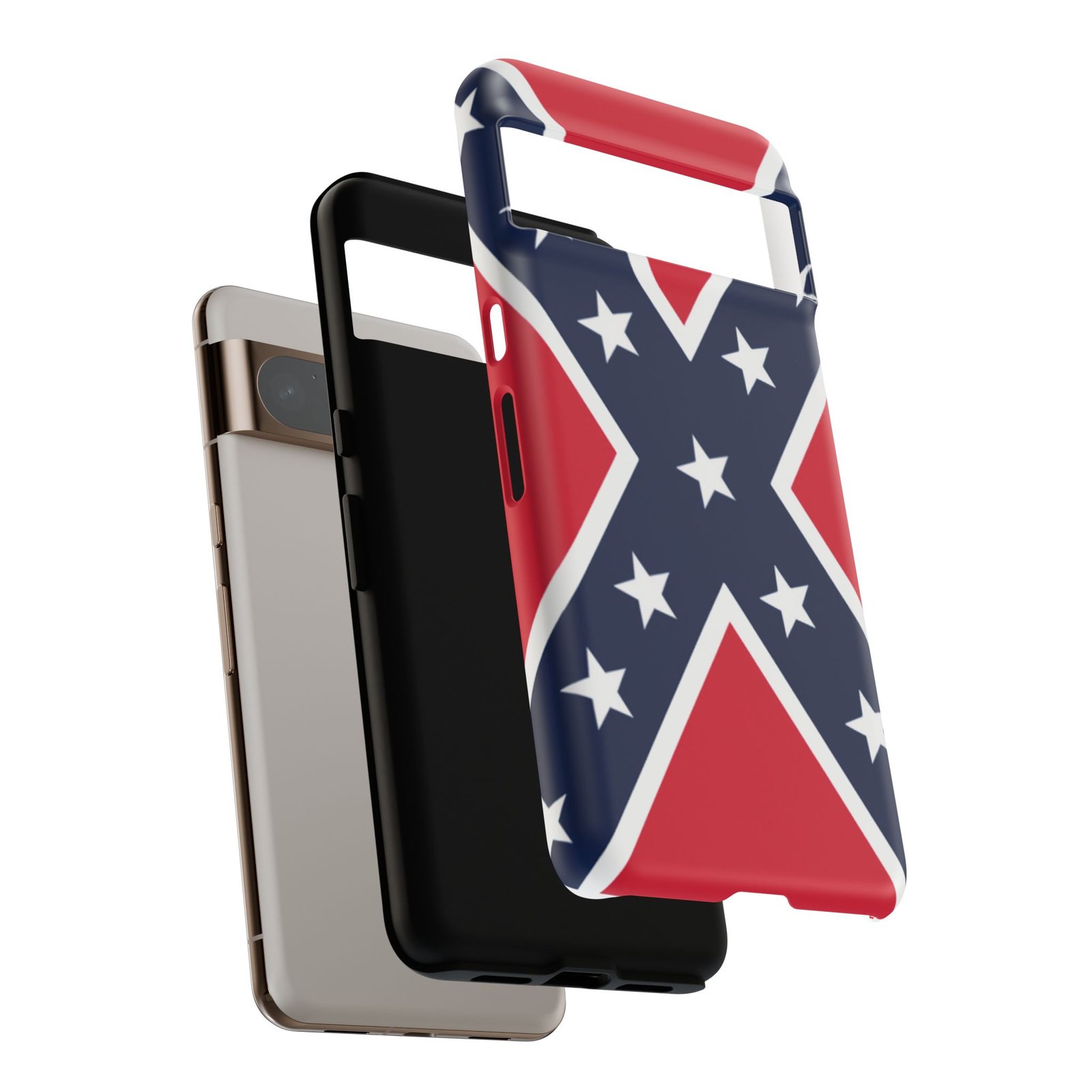 Phone Case - Confederate Flag Design Cover - Google Pixel 6 7 8 9 Versions - Image 32
