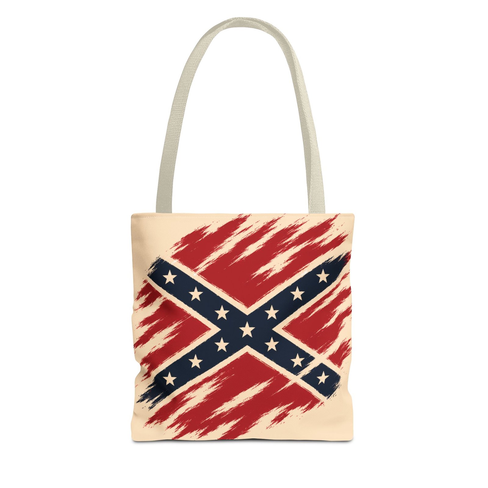 Tote Bag - Stylized Rebel Flag - Confederate - Cream Bag - Choice of Handle Colors 14 Tote Bag - Stylized Rebel Flag - Confederate - Cream Bag - Choice of Handle Colors - Image 14