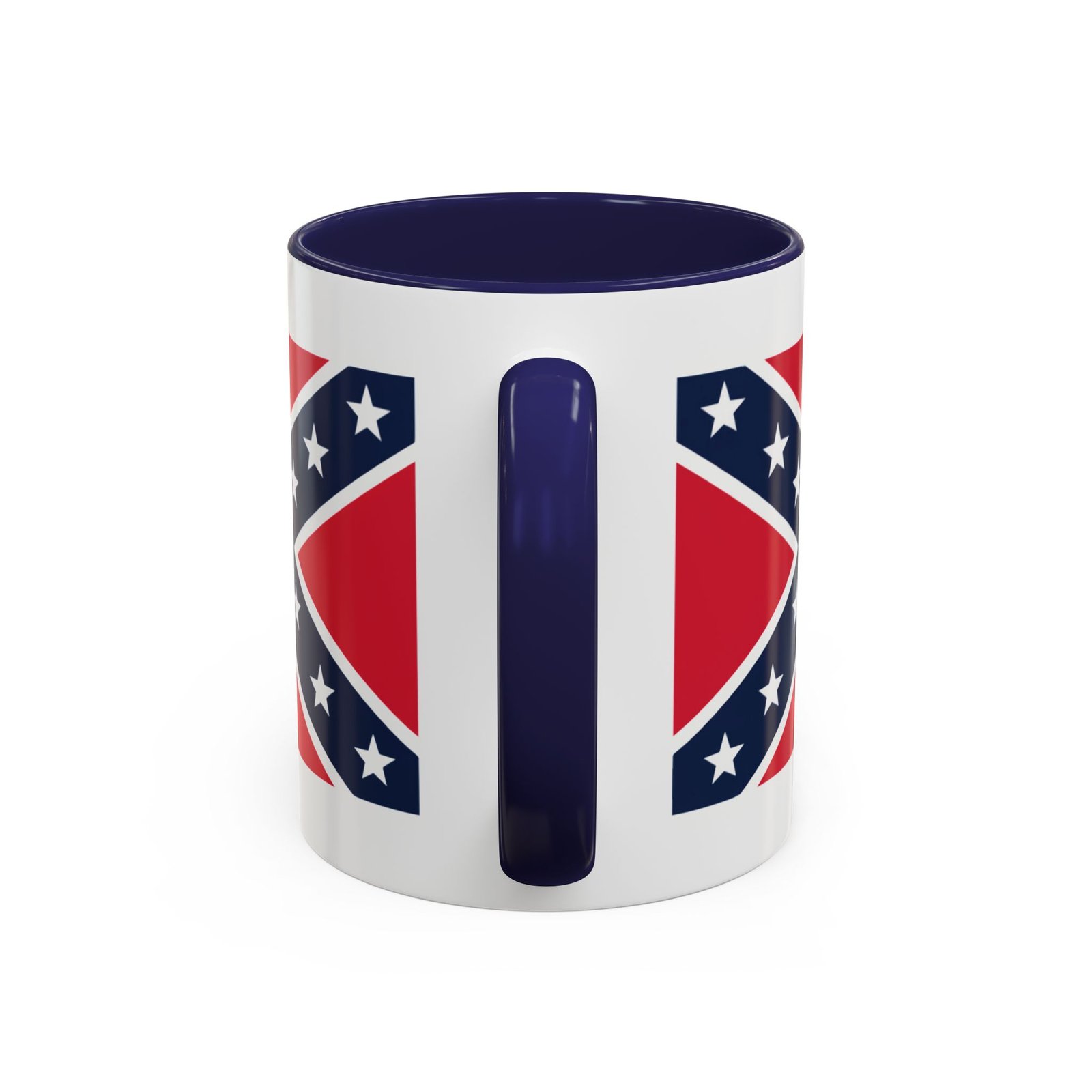 Accent Coffee Mug - Rebel Flag - Confederate - Heritage Cup - Choice of Colors - Image 17