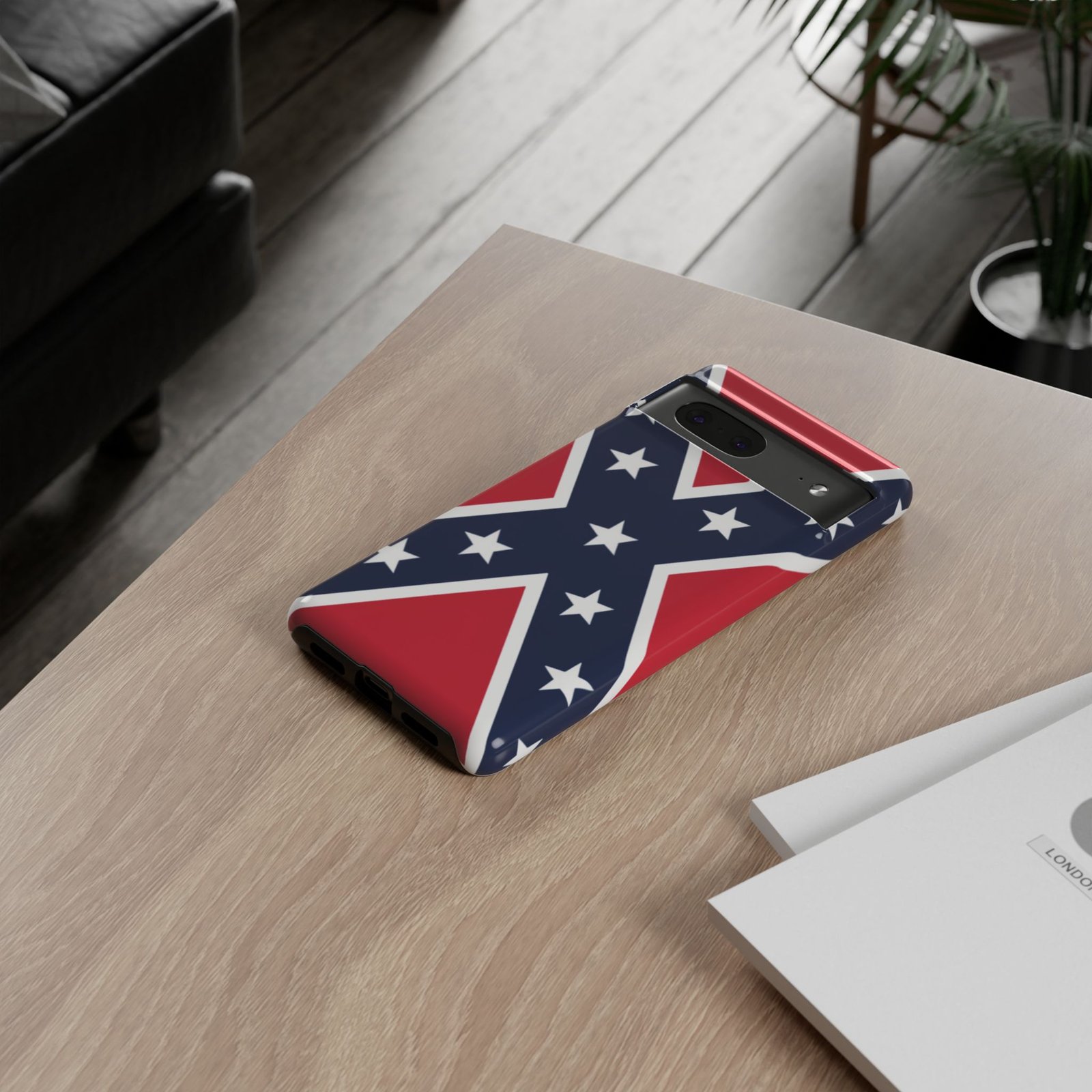 Phone Case - Confederate Flag Design Cover - Google Pixel 6 7 8 9 Versions - Image 9