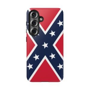 Phone Case - Confederate Flag Design Cover - Samsung Galaxy S23 S24 S25 Versions