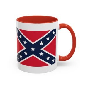 Accent Coffee Mug - Rebel Flag - Confederate - Heritage Cup