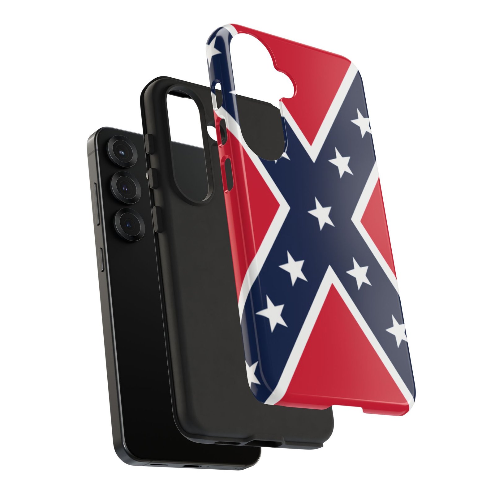 Phone Case - Confederate Flag Design Cover - Samsung Galaxy S23 S24 S25 Versions 5 Phone Case - Confederate Flag Design Cover - Samsung Galaxy S23 S24 S25 Versions - Image 5