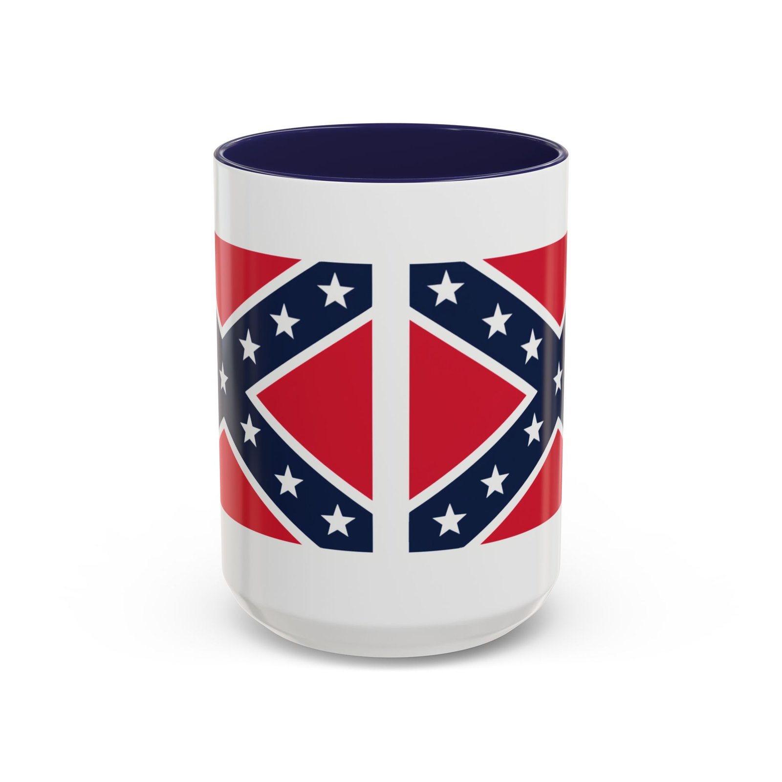 Accent Coffee Mug - Rebel Flag - Confederate - Heritage Cup - Choice of Colors - Image 22