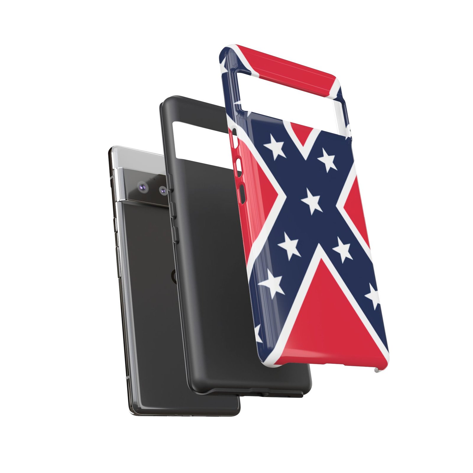 Phone Case - Confederate Flag Design Cover - Google Pixel 6 7 8 9 Versions - Image 17