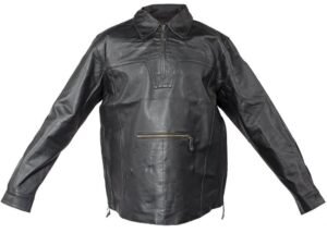 Leather Shirt - Men's - Pullover - Zipper Sides - MJ770-DL