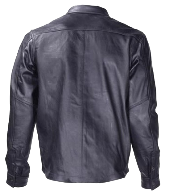 Leather Shirt - Men's - Concealed Carry Pockets - MJ777-07-DL - Image 3