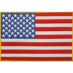 American Flag - USA Flag - Vest or Jacket Patch - PAT-B102-DL