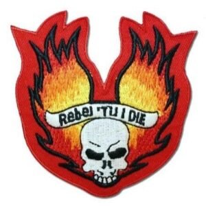 Rebel Till I Die ll Flames Patch -  PAT-D566-DL